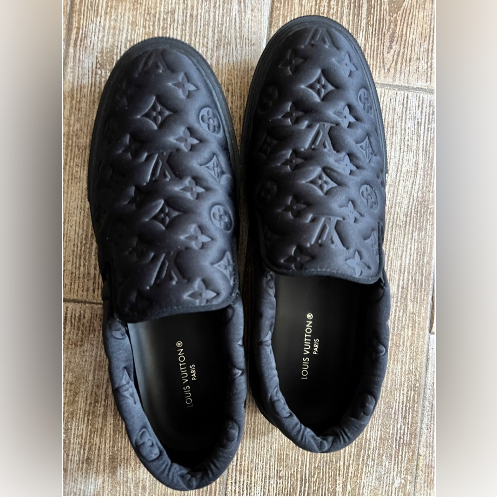 Louis Vuitton Mens Cloth slip-on trainers